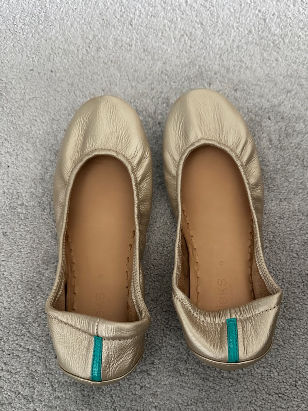 Tieks Champaign Flats size 9